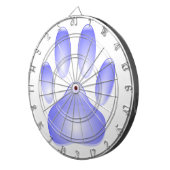 Jeu De Fléchettes Empreinte de patte de chien de verre (Devant droit)