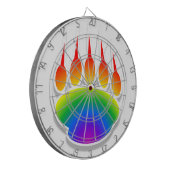 Jeu De Fléchettes Empreinte de patte de l'ours arc-en-ciel (Devant gauche)