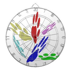 Jeu De Fléchettes Empreintes de pattes de chiens avec Pois