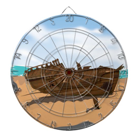 Jeu De Fléchettes Épave de navire échouée (Devant)