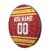 Jeu De Fléchettes Équipe Jersey avec nom et numéro (Devant droit)