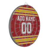 Jeu De Fléchettes Équipe Jersey avec nom et numéro (Devant gauche)