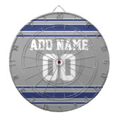 Jeu De Fléchettes Équipe Jersey avec nom et numéro personnalisés (Devant)