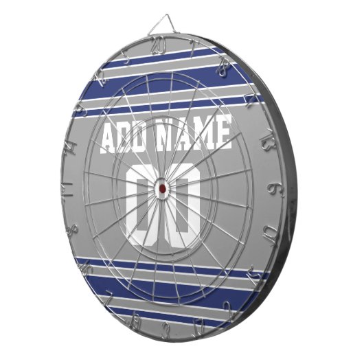 Jeu De Fléchettes Équipe Jersey avec nom et numéro personnalisés (Devant droit)