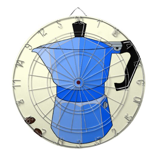 Jeu De Fléchettes Espresso arc bleu (Devant)