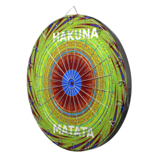 Jeu De Fléchettes Ethnic Avoir une belle journée et une meilleure nu (Devant droit)