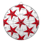 Jeu De Fléchettes Étoile nautique rouge (Devant)