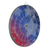 Jeu De Fléchettes Étoile rouge, blanche et bleue Tableau de fléchett (Devant gauche)