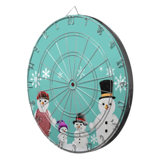 Jeu De Fléchettes famille snowman (Devant droit)