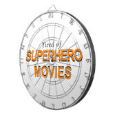 Jeu De Fléchettes Fatigué Des Films Superhero (Devant droit)