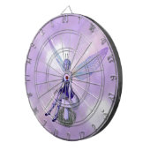 Jeu De Fléchettes Fée violette assise sur le Champagne (Devant droit)