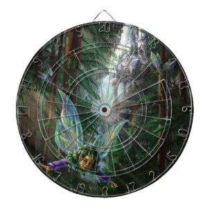 Jeu De Fléchettes Fées de la forêt et château de la cascade