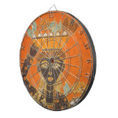 Jeu De Fléchettes Femme africaine portant panier d'art (Devant droit)