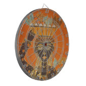 Jeu De Fléchettes Femme africaine portant panier d'art (Devant gauche)