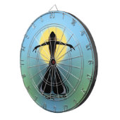 Jeu De Fléchettes Femme en fleurs (Devant droit)