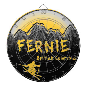 Jeu De Fléchettes Fernie Colombie-Britannique Canada