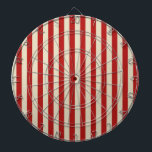 Jeu De Fléchettes Festif Retro Vintage PopCorn raypes<br><div class="desc">Un décor festif de style rétro à rayures rouges et beiges de pop-corn, horizontalement ou verticalement, est un style graphique classique moderne qui fait toujours un grand cadeau personnalisé pour vous-même ou pour quelqu'un de spécial sur votre liste, ils sont sûrs de faire une impression dans toutes les occasions de...</div>