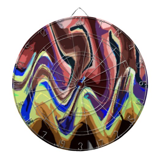 Jeu De Fléchettes Fête des couleurs motif (Devant)