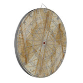 Jeu De Fléchettes Feuilles en dentelle beige crème pâle (Devant gauche)