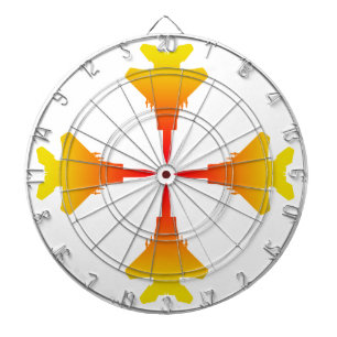 Jeu De Fléchettes Fighter Jets Metal Cage Dartboard