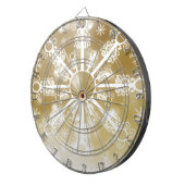 Jeu De Fléchettes Flèche-neige en or (Devant droit)