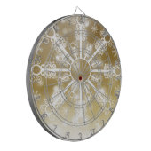 Jeu De Fléchettes Flèche-neige en or (Devant gauche)