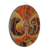 Jeu De Fléchettes Flèches Abstraites avec Teardrop Center Art Print (Devant gauche)