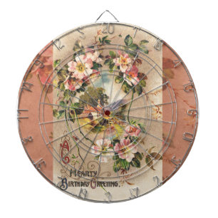 Jeu De Fléchettes Fleur de naissance victorienne de l'époque 1800