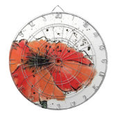 Jeu De Fléchettes Fleur en pleine floraison (Devant)