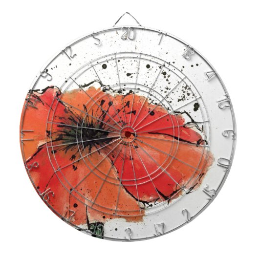 Jeu De Fléchettes Fleur en pleine floraison (Devant)