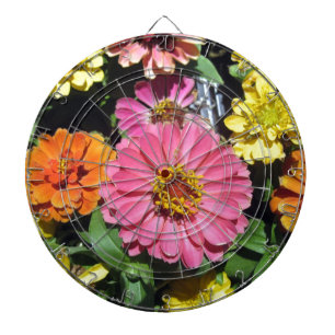 Jeu De Fléchettes Fleurs colorées