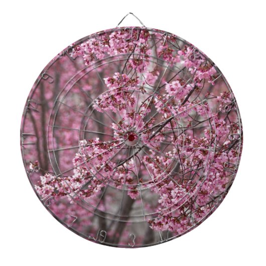 Jeu De Fléchettes Fleurs de cerisier Sakura rose flottant (Devant)