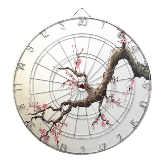 Jeu De Fléchettes Fleurs japonaises de cerises (Devant)