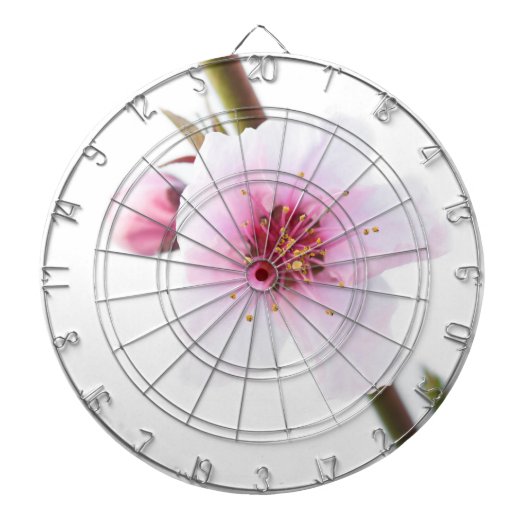 Jeu De Fléchettes Fleurs rose pâle (Devant)