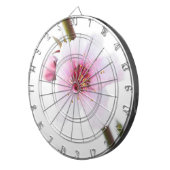 Jeu De Fléchettes Fleurs rose pâle (Devant droit)