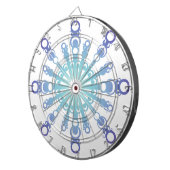 Jeu De Fléchettes Flocon bleu IV (Devant droit)