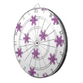 Jeu De Fléchettes Flocon de neige rose Parties scintillant (Devant droit)