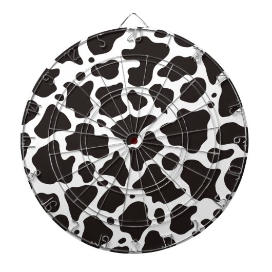 Jeu De Fléchettes Fond à motif de vache (Devant)