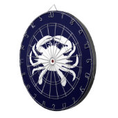 Jeu De Fléchettes Forme de crabe bleu et blanc (Devant droit)