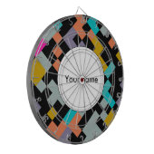 Jeu De Fléchettes Formes connectées conception abstraite (Devant gauche)