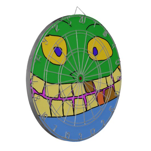 Jeu De Fléchettes Fou Smile Dartboard ! (Devant gauche)