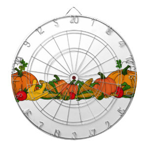 Jeu De Fléchettes frontière d'automne