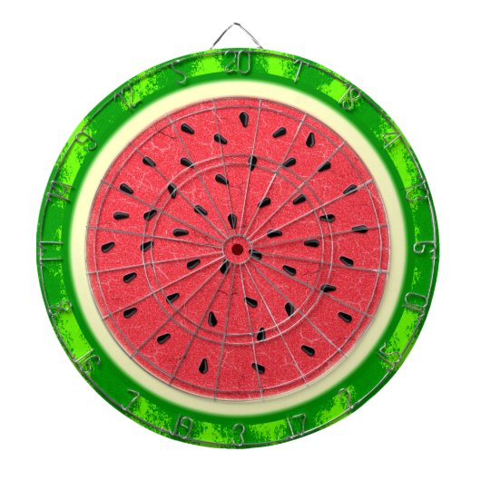 Jeu De Fléchettes Fruit d'été de la tranche de pastèque à la croûte (Devant)