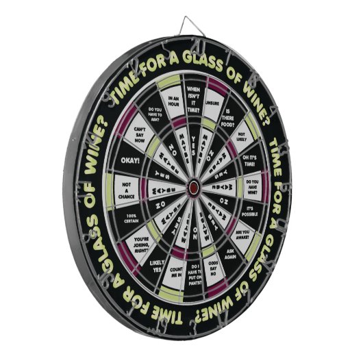 Jeu De Fléchettes Funny Decision Maker - Édition Boissons Vins (Devant gauche)