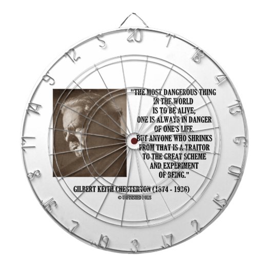 Jeu De Fléchettes G.K. Grande expérience de plan de Chesterton (Devant)