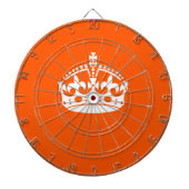 Jeu De Fléchettes GARDER CALM CROWN sur Orange Personnaliser it (Devant)