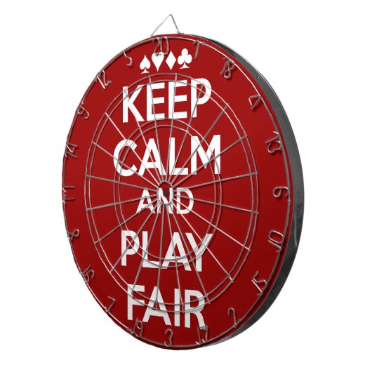 Jeu De Fléchettes Gardez Le Calme Et Jouez Juste (Devant droit)