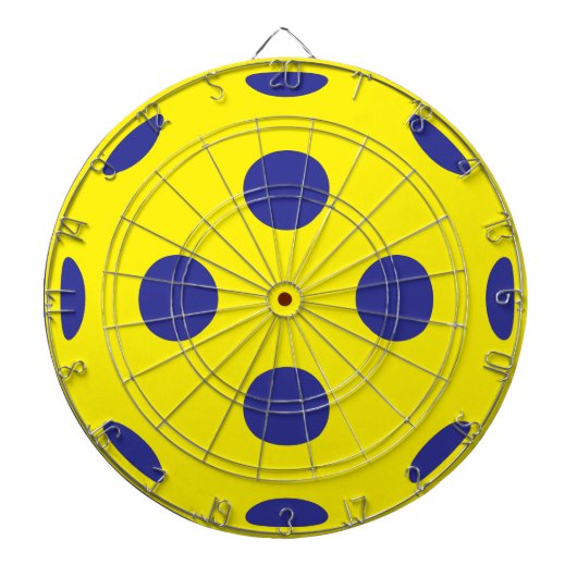 Jeu de fléchettes géant jaune pour pickleball (Devant)
