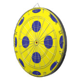 Jeu de fléchettes géant jaune pour pickleball (Devant droit)