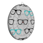 Jeu De Fléchettes geek lunettes bleu geek (Devant gauche)